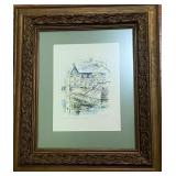 Plate Signed Le Chï¿½teau de Saint-Firmin-de-Vion