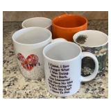 5 Coffee cups. Sweet Smell of Spring origin art
