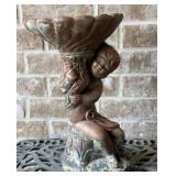 Cherub garden statue, 15 inches tall