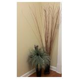 Oversized Contemporary Floor Vase with Natural