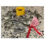 13 Cookie cutters, Hearts, Tree, Leaf, Music