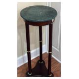 Marble Top Empire Style Pedestal Plant Stand