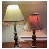 Pair of Decorative Accent Table Lamps with B