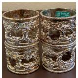 4 Towle Silversmiths Silver plated napkin