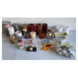 Candles, scented, unscented, tea lights, wax