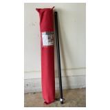 Style Selections 7.5-ft Red Patio Umbrella,