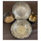 Silver plated pieces, Reed & Barton silver plated