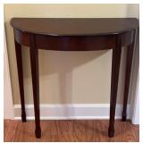 Traditional Demilune Console Table,