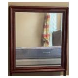 Traditional Beveled Glass Bedroom Dresser Mirror