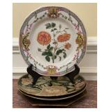 Collection of Decorative Porcelain Display Plates
