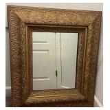 Large Decorative Gilt Wall Mirror with Victorian