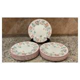 12 Churchill Fine English Briar Rose Tableware