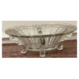Indiana Glass Footed Console Bowl, 4 inches tall