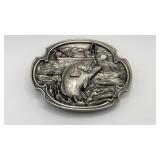 Vintage 1984 Bass belt buckle, Siskiyou Buckle