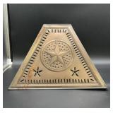 Vintage Texas Star Tin Ceiling Light Shade / Lamp