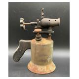 Vintage Craftsman Blow Torch with Wooden Handle,