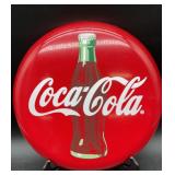 Coca-Cola Round Metal Advertising Sign 2010
