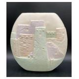 Vintage Southwestern Pueblo Village Pottery Vase