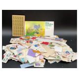 Vintage Worldwide Stamp Collection Lot with