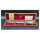 Vintage Gerber Legendary Blades Carving Set with