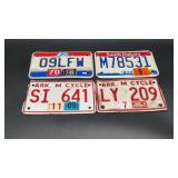 Vintage Ohio & South Dakota License Plates with