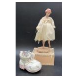 Vintage Musical Ballerina Doll Music Box &