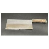 Vintage Stainless Steel Butcher Meat Cleaver with