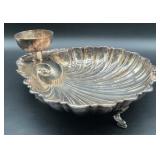 Vintage Crescent Silverplate Shell Form Serving