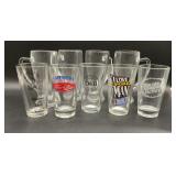 Vintage Advertising Glasses and Clear Glass