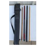 Pool Cue Lot  Sportcraft 19 oz Cue, Rage 807 Cue