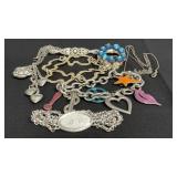 Vintage jewelry. Signed Speidel  stamped rhodium