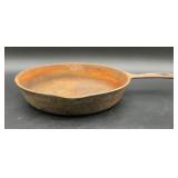 Vintage Cast Iron Skillet Frying Pan with Pour