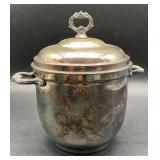 Vintage Meriden Silverplate Ice Bucket with