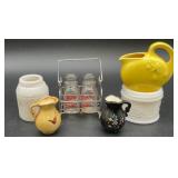 UV GLOW Vintage Milk Glass Toothpick Holders,