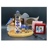 Home Décor Assortment Featuring Lighthouse Accent