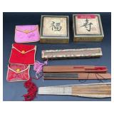 Assorted Asian Decorative Accessories 4 Folding
