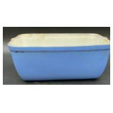 Hall China Blue Refrigerator Dish Made for