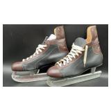 Vintage Genuine Johnsons Men's Leather Ice Skates