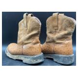 Ariat Fatbaby Women's Size 8B Brown Ostrich Print