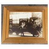 Vintage Framed Black & White Great Western