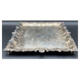 Vintage Baroque Revival Silverplated Footed