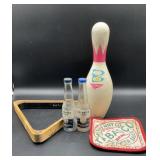 Vintage Bar & Game Room Decor Lot  Brunswick