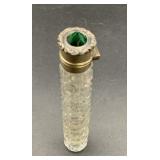 Antique Victorian Era cut crystal scent bottle,
