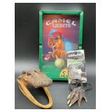 Vintage Green and White Camel Lights Joe Camel