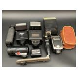 Vintage Camera Flash & Photography Accessory Lot