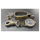 Vintage Craftsman by Relic Flashlight Watch,