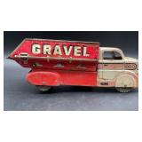 Vintage Marx Sand & Gravel Pressed Steel Dump