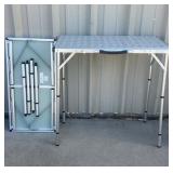 Coleman Folding Aluminum Camp Table Adjustable