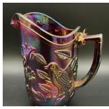 UV GLOW Vintage Imperial Purple Carnival Glass