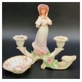 Crown Staffordshire England double floral